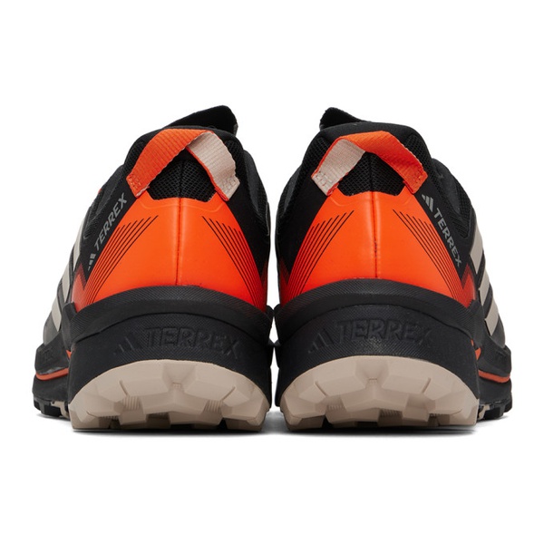 아디다스 아디다스 오리지널 Adidas Originals Black & Orange Terrex Skychaser Tech Gore-Tex Sneakers 241751M237121