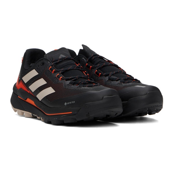 아디다스 아디다스 오리지널 Adidas Originals Black & Orange Terrex Skychaser Tech Gore-Tex Sneakers 241751M237121