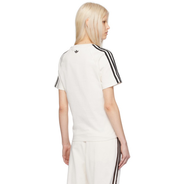 아디다스 웨일즈 보너 Wales Bonner 오프화이트 Off-White 아디다스 오리지널 adidas Originals 에디트 Edition Statement T-Shirt 241752F110000