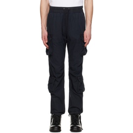 존 엘리어트 John Elliott Black Garment-Dyed Cargo Pants 241761M188009