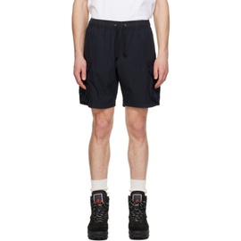 존 엘리어트 John Elliott Black Garment-Dyed Shorts 241761M193011