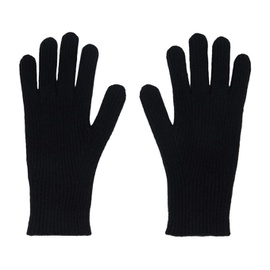 TOTEME Black Cashmere Gloves 241771F012000