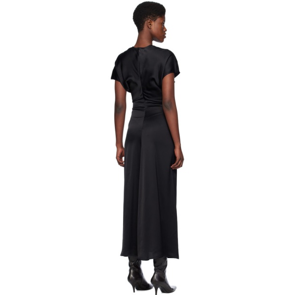  TOTEME Black Slouch Waist Maxi Dress 241771F055001