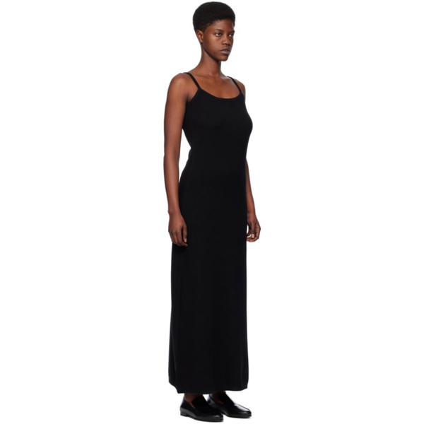  TOTEME Black Shawl Maxi Dress 241771F055004