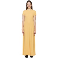 TOTEME Yellow Fluid Maxi Dress 241771F055012