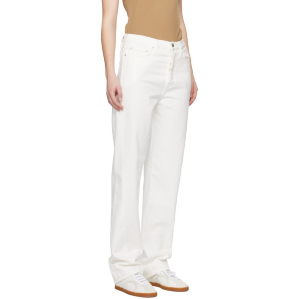  TOTEME White Twisted Seam Jeans 241771F069008