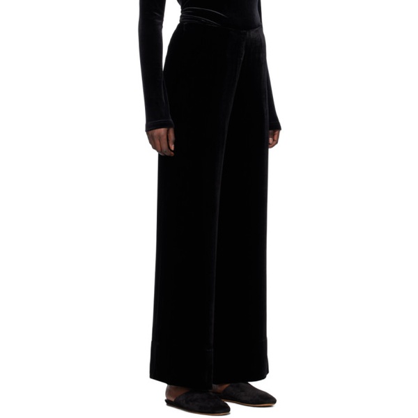  TOTEME Black Wide Trousers 241771F087005