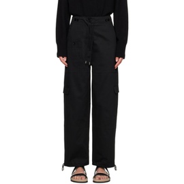 TOTEME Black Cargo Trousers 241771F087010