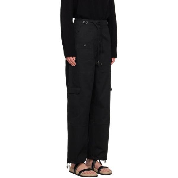  TOTEME Black Cargo Trousers 241771F087010
