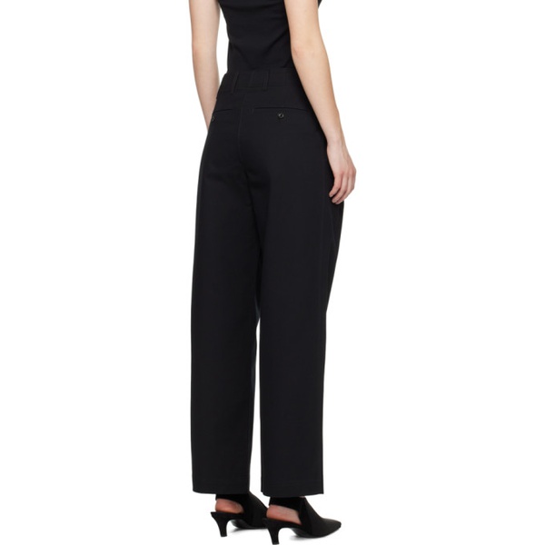  TOTEME Black Relaxed Trousers 241771F087012