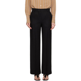 TOTEME Black Relaxed Trousers 241771F087018