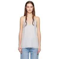 TOTEME Gray Double Halter Camisole 241771F111013