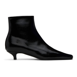 TOTEME Black The Slim Ankle Boots 241771F113003