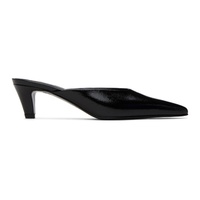 TOTEME Black The Patent Leather Mule Heels 241771F122001