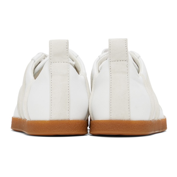  TOTEME 오프화이트 Off-White The Leather Sneakers 241771F128000