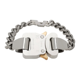 1017 ALYX 9SM Silver Buckle Charm Bracelet 241776M142000