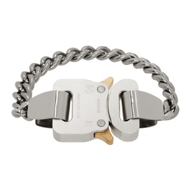 1017 ALYX 9SM Silver Metal Buckle Bracelet 241776M142001