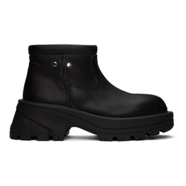 1017 ALYX 9SM Black Low Top Work Boots 241776M223001