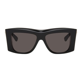 보테가 베네타 Bottega Veneta Black Visor Sunglasses 241798F005017