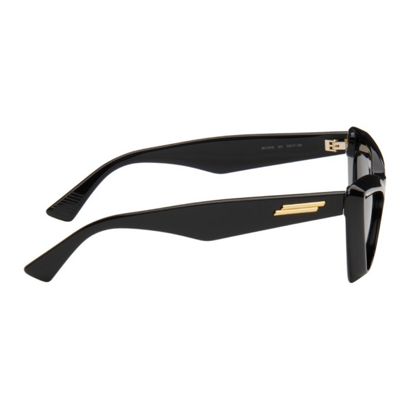 보테가베네타 보테가 베네타 Bottega Veneta Black Pointed Cat-Eye Sunglasses 241798F005032