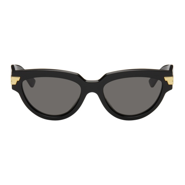 보테가베네타 보테가 베네타 Bottega Veneta Black Cat-Eye Sunglasses 241798F005035