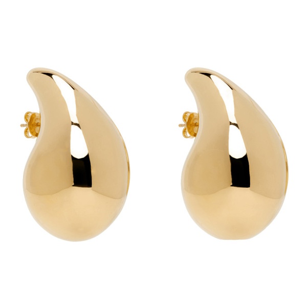 보테가베네타 보테가 베네타 Bottega Veneta Gold Large Drop Earrings 241798F022003