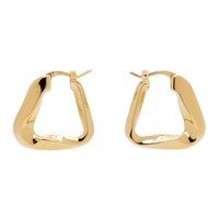 보테가 베네타 Bottega Veneta Gold 에센셜 Essentials Hoop Earrings 241798F022007