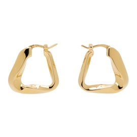 보테가 베네타 Bottega Veneta Gold 에센셜 Essentials Hoop Earrings 241798F022007