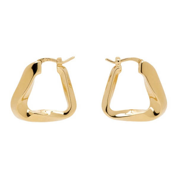 보테가베네타 보테가 베네타 Bottega Veneta Gold 에센셜 Essentials Hoop Earrings 241798F022007