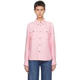 보테가 베네타 Bottega Veneta Pink Printed Shirt 241798F109001