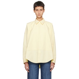 보테가 베네타 Bottega Veneta Yellow Compact Shirt 241798F109003