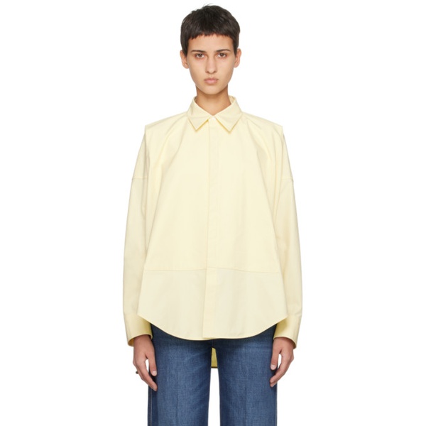 보테가베네타 보테가 베네타 Bottega Veneta Yellow Compact Shirt 241798F109003