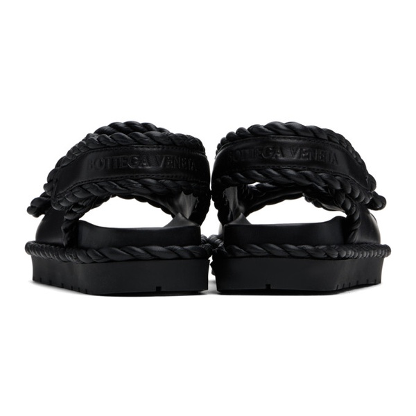 보테가베네타 보테가 베네타 Bottega Veneta Black Jack Flat Sandals 241798F124001