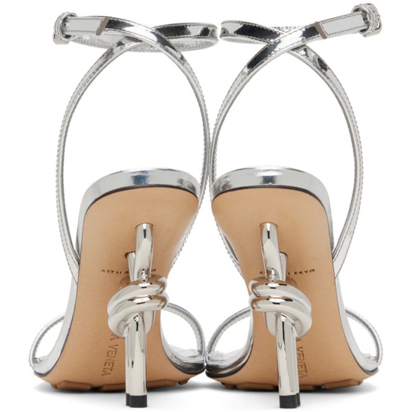 보테가베네타 보테가 베네타 Bottega Veneta Silver Knot Sandals 241798F125004