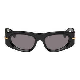 보테가 베네타 Bottega Veneta Black Cat-Eye Sunglasses 241798M134019