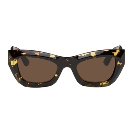 보테가 베네타 Bottega Veneta Tortoiseshell Cat-Eye Sunglasses 241798M134054