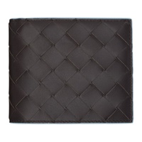 보테가 베네타 Bottega Veneta Black Intrecciato Bi-Fold Wallet 241798M164028