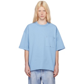 보테가 베네타 Bottega Veneta Blue Relaxed T-Shirt 241798M213000