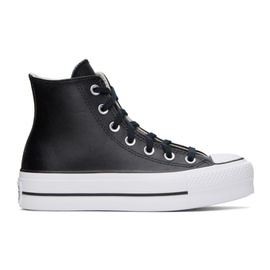 컨버스 Converse Black All Star Lift Sneakers 241799F127014