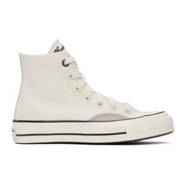컨버스 Converse 오프화이트 Off-White Chuck 70 Mixed Materials Sneakers 241799F127072