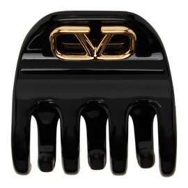 발렌티노 Valentino Garavani Black Hardware Hair Clip 241807F018002