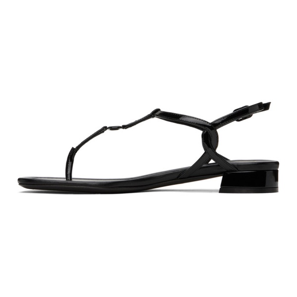  발렌티노 Valentino Garavani Black VLogo Signature Sandals 241807F124020