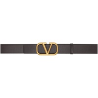 발렌티노 Valentino Garavani Brown VLogo Signature Belt 241807M131011