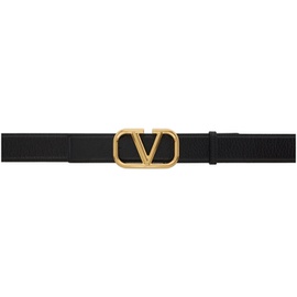 발렌티노 Valentino Garavani Black VLogo Signature Belt 241807M131022