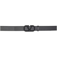 발렌티노 Valentino Garavani Black VLogo Signature Belt 241807M131024