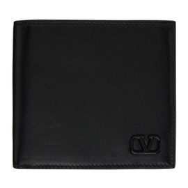발렌티노 Valentino Garavani Black VLogo Signature Wallet 241807M164000