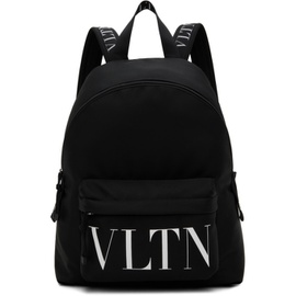 발렌티노 Valentino Garavani Black VLTN Nylon Backpack 241807M166001
