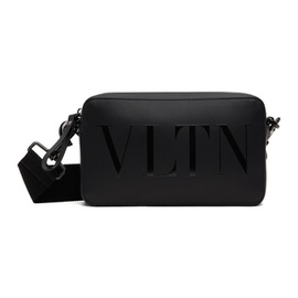 발렌티노 Valentino Garavani Black VLTN Crossbody Bag 241807M170000