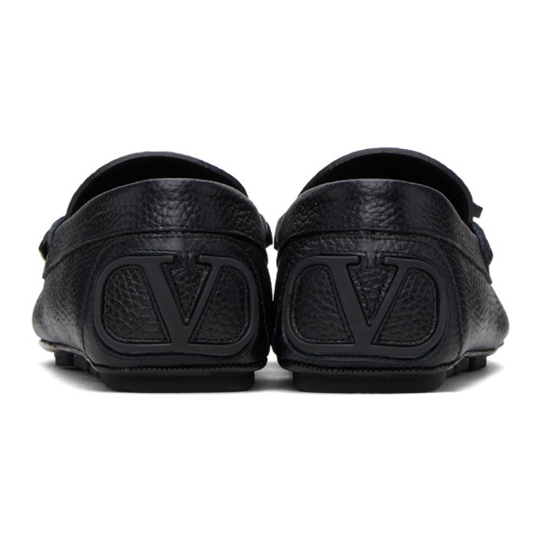  발렌티노 Valentino Garavani Black VLogo Signature Loafers 241807M231008