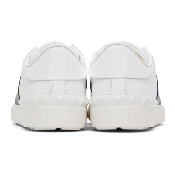  발렌티노 Valentino Garavani White & Navy Open Sneakers 241807M237016
